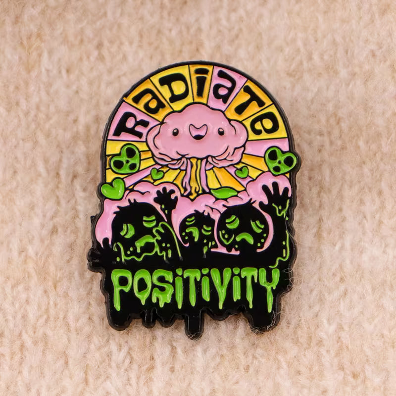 Radiate Positivity Enamel Pin