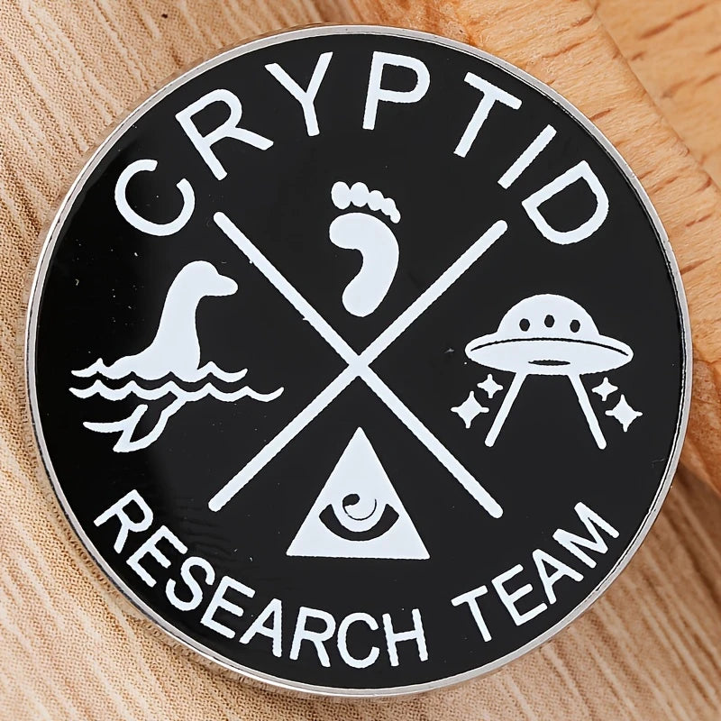 Cryptid Research Team Enamel Pin