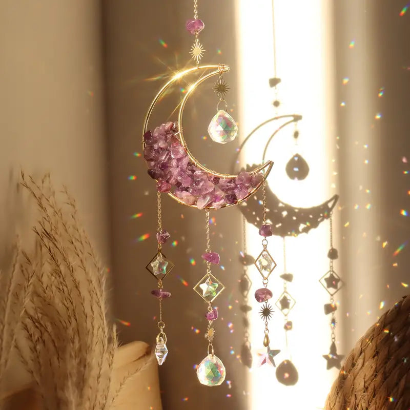 Crystal Moon Sun Catcher