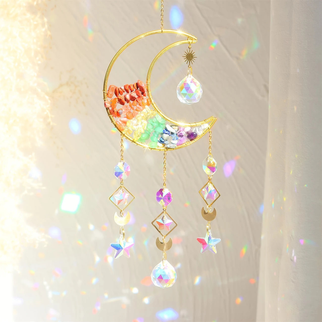 Crystal Moon Sun Catcher
