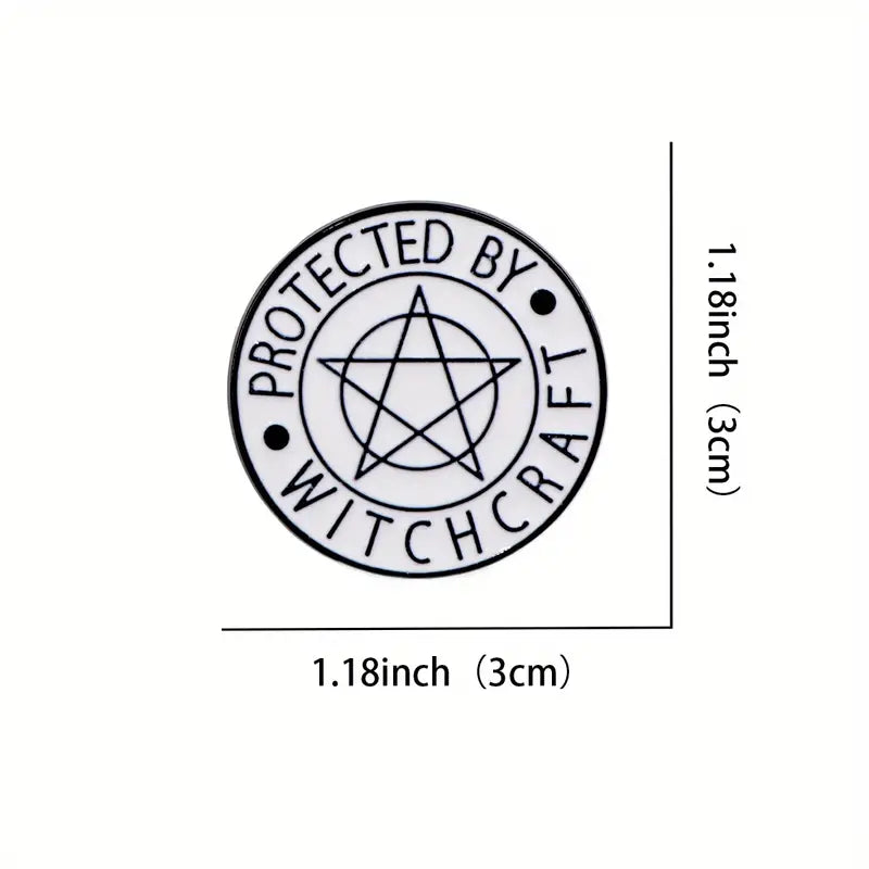 Protected by Witchcraft Enamel Pin