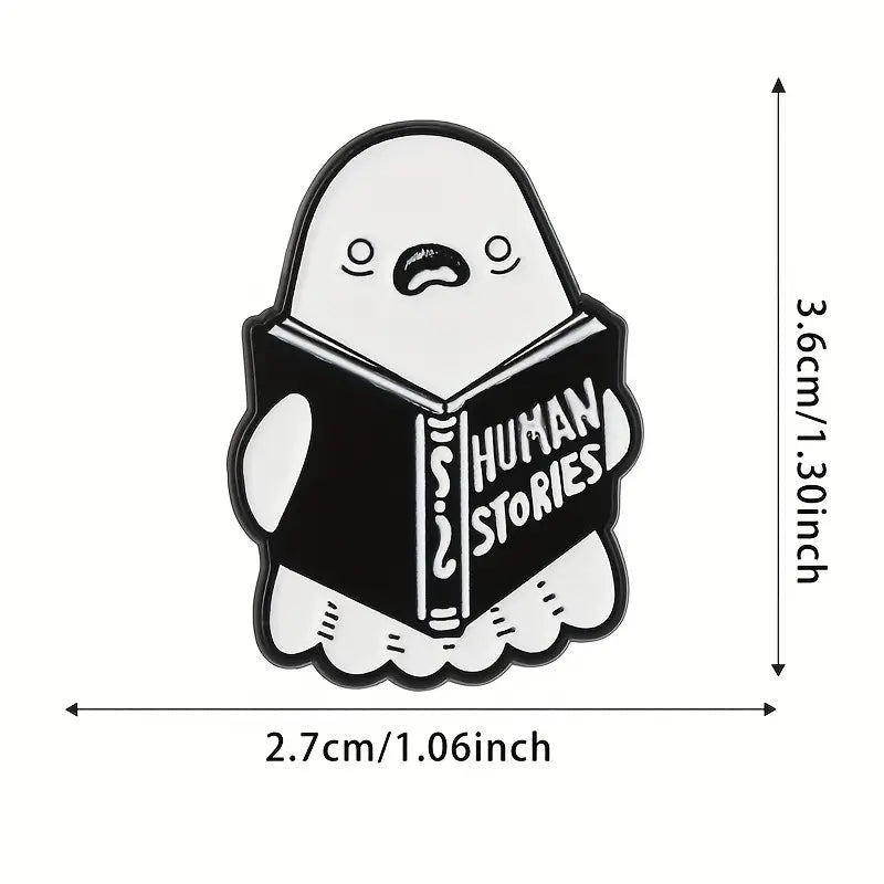 Human Stories Enamel Pin