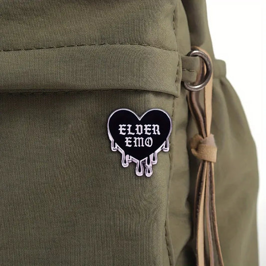 Elder Emo Enamel Pin