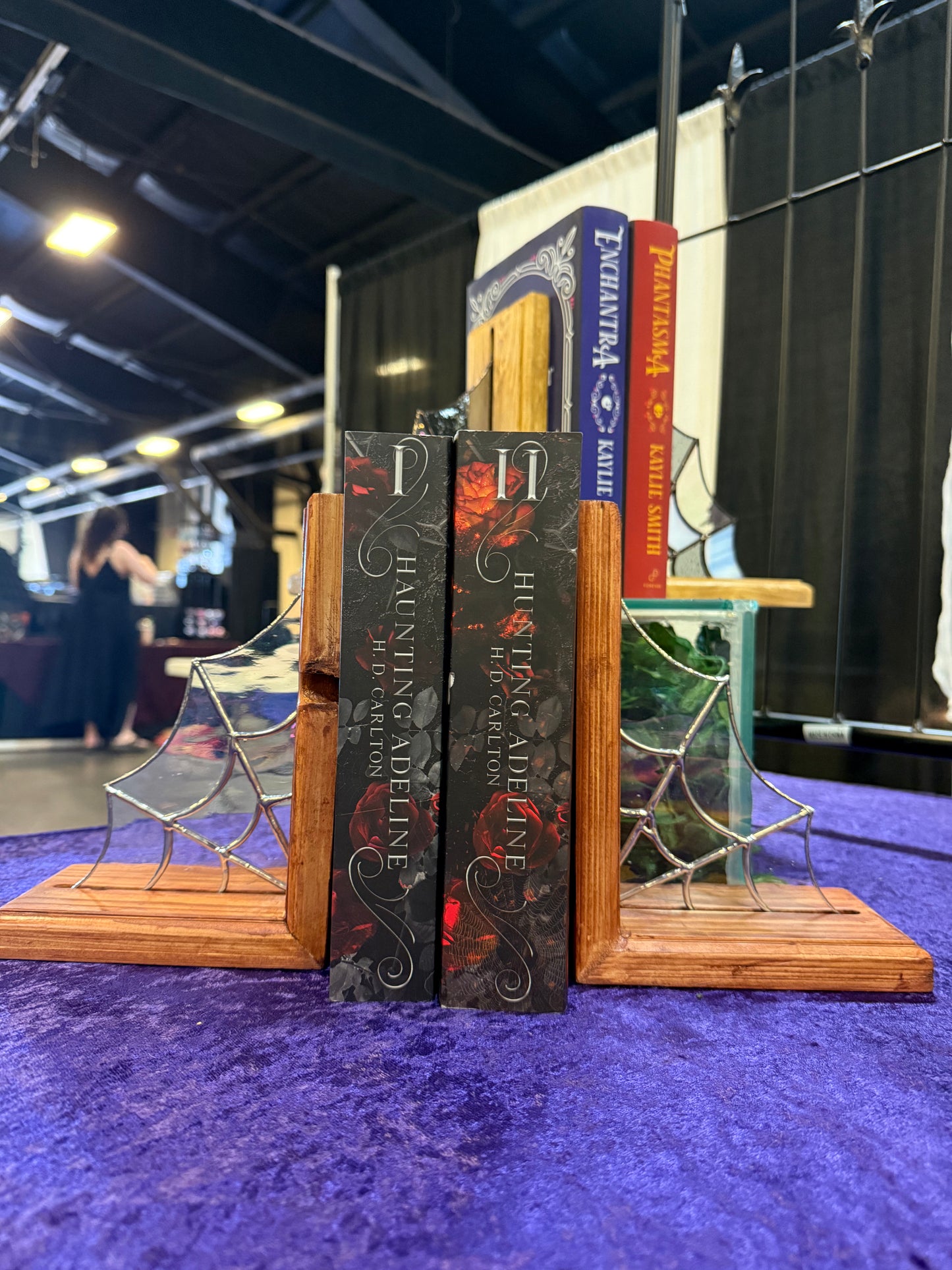 Spider Web Bookends