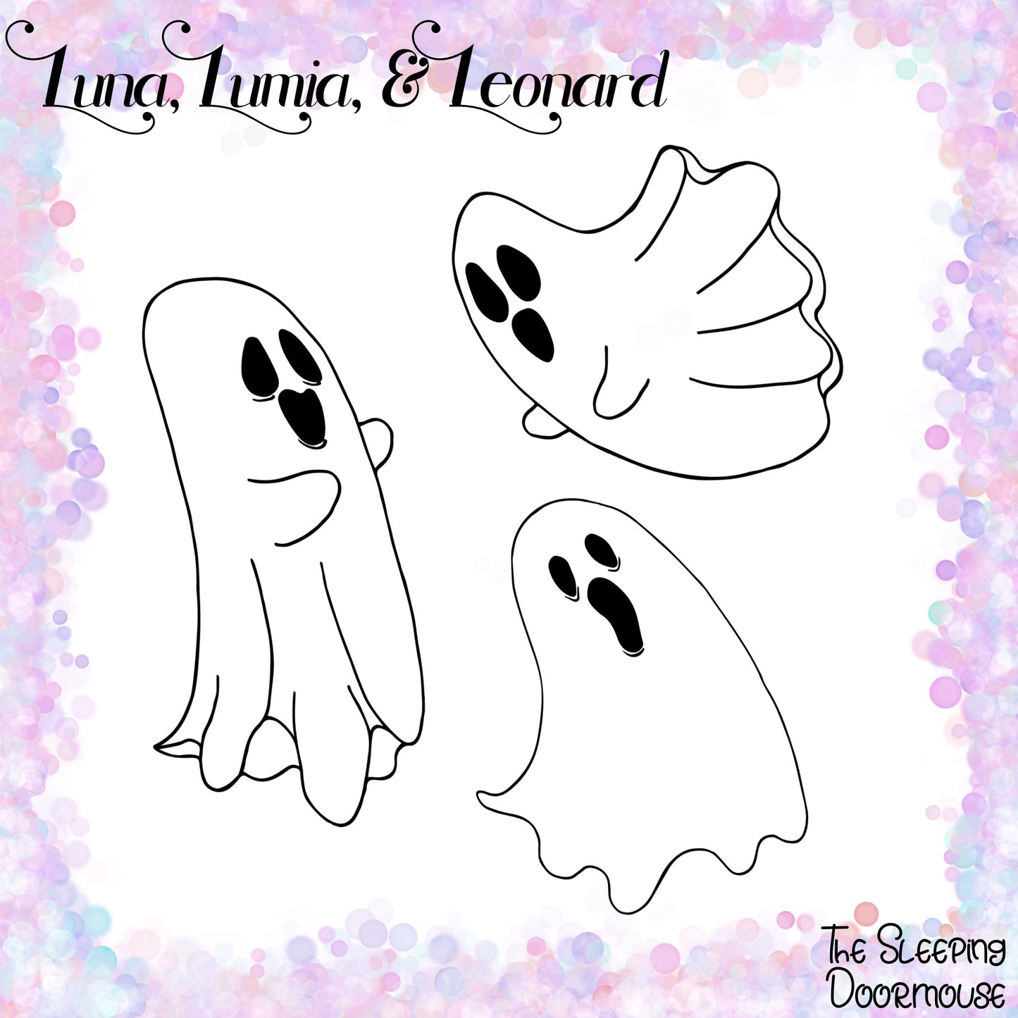 Luna, Lumia, & Leonard the Ghosts
