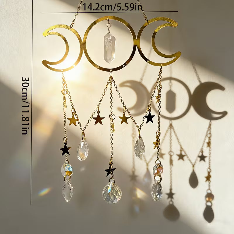 Triple Goddess Crystal Sun Catcher