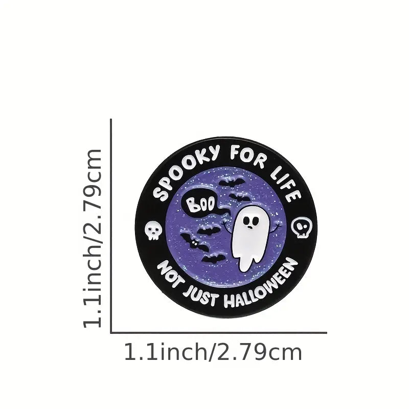 Spooky for Life Enamel Pin