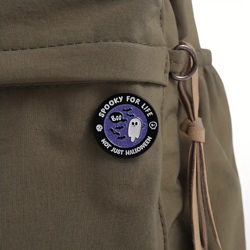 Spooky for Life Enamel Pin