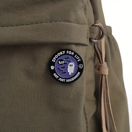 Spooky for Life Enamel Pin