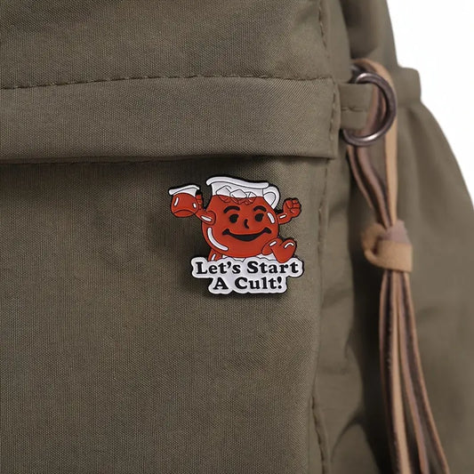 Let’s start a cult Enamel Pin