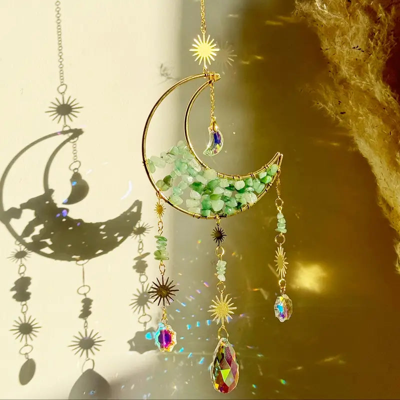 Crystal Moon Sun Catcher