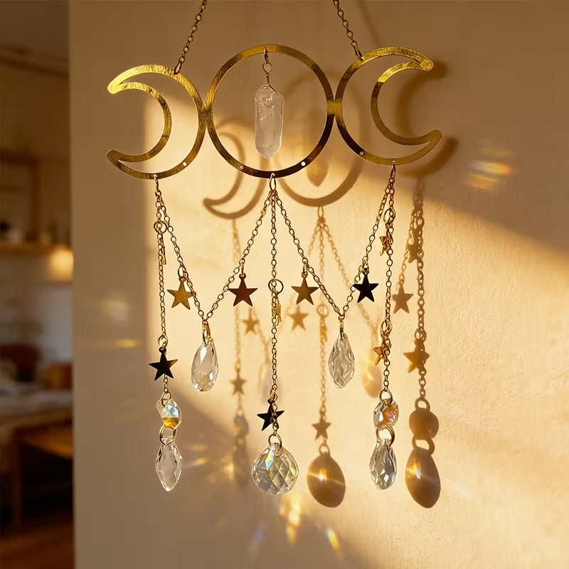 Triple Goddess Crystal Sun Catcher