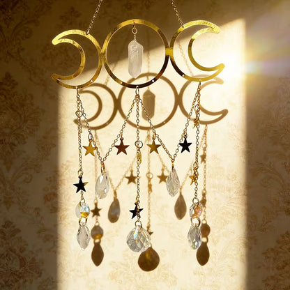 Triple Goddess Crystal Sun Catcher