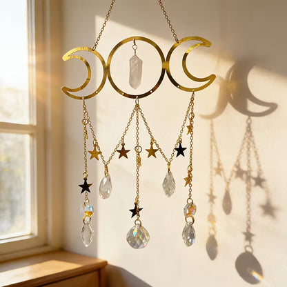 Triple Goddess Crystal Sun Catcher