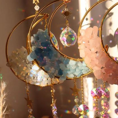 Crystal Moon Sun Catcher