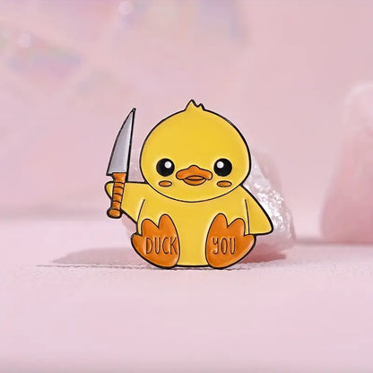 Duck You Enamel Pin