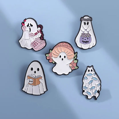 Ghost Cuties Enamel Pins