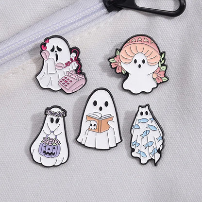 Ghost Cuties Enamel Pins