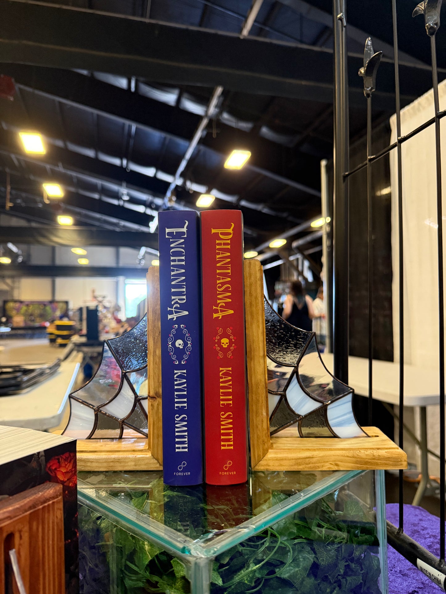 Spider Web Bookends
