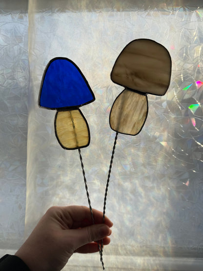 Mushroom Garden Stake