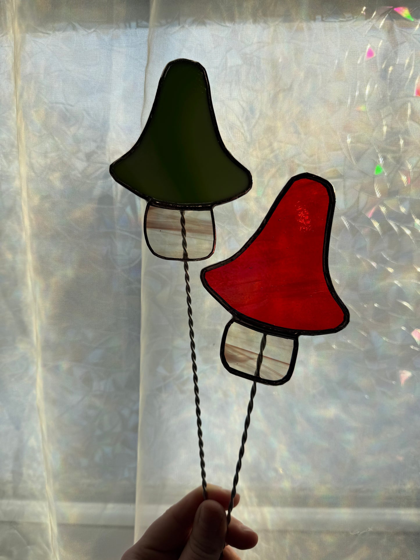 Mushroom Garden Stake