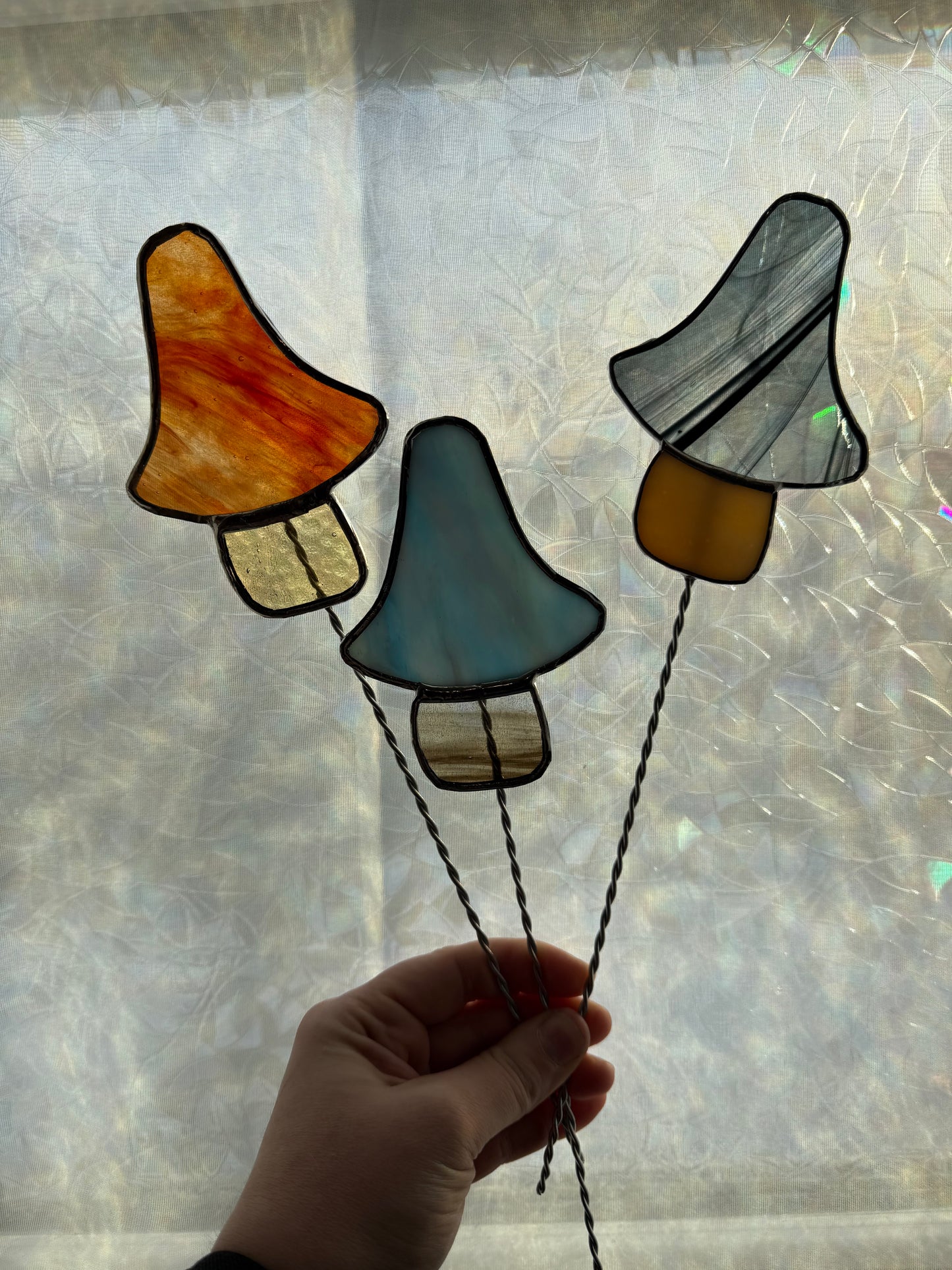 Mushroom Garden Stake