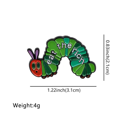 Eat the Rich Enamel Pin