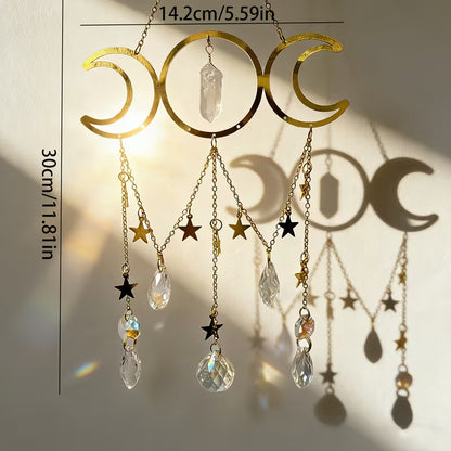 Triple Goddess Crystal Sun Catcher