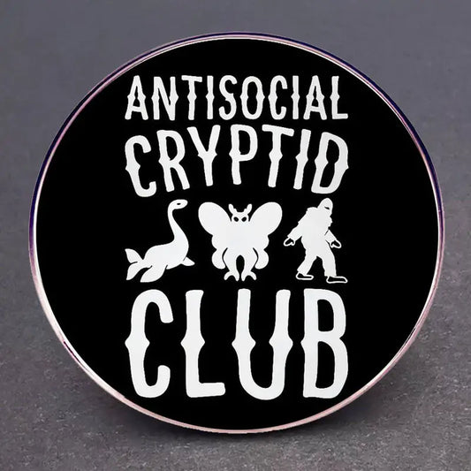 Anti-Social Cryptid Club Enamel Pin